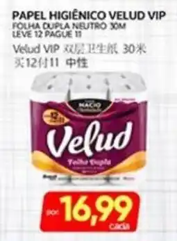 Novo Mix Papel higiênico velud vip oferta