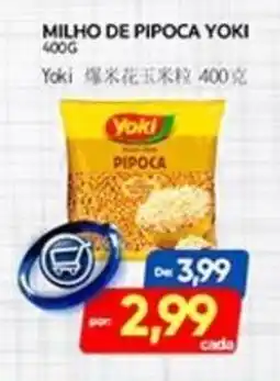Novo Mix milho de pipoca yoki oferta