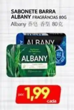 Novo Mix Sabonete barra albany fragrâncias oferta