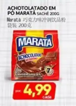 Novo Mix Achocolatado em pó marata oferta