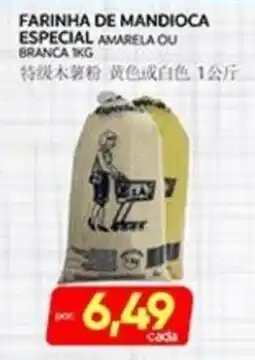 Novo Mix Farinha de mandioca especial amarela ou branca oferta