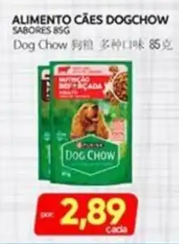 Novo Mix Alimento cães dogchow sabores 85g oferta