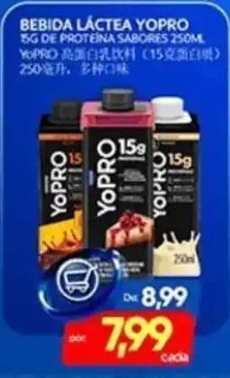 Novo Mix Bebida láctea yopro oferta