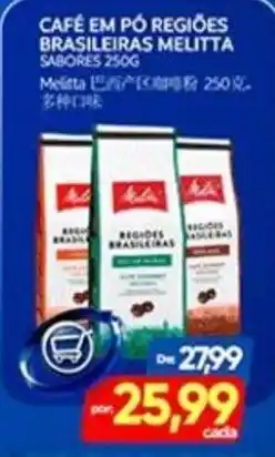 Novo Mix Café em pó regiões brasileiras melitta sabores oferta