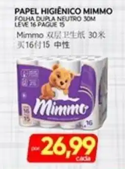 Novo Mix Papel higiênico mimmo oferta