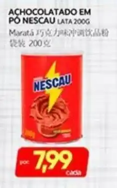 Novo Mix achocolatado em pó nescau oferta