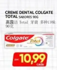 Novo Mix creme dental colgate total sabores oferta