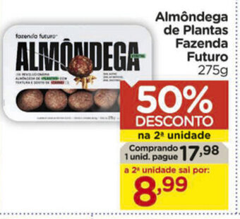 Almondega de Plantas Fazenda Futuro 275g