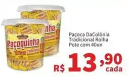 Macromix Atacado Paçoquinha Tradicional Rolha oferta
