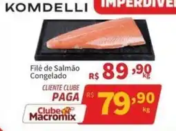 Macromix Atacado Filé de Salmão Congelado oferta
