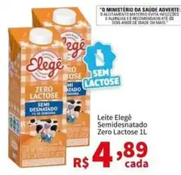Macromix Atacado Leite elegê semidesnatado zero lactose oferta