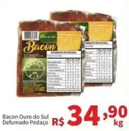 Macromix Atacado Bacon Ouro do Sul Defumado Pedaço oferta