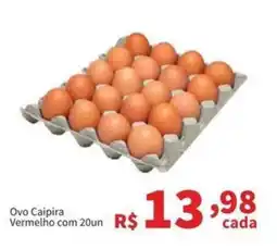Macromix Atacado Ovo Caipira Vermelho com 20un oferta