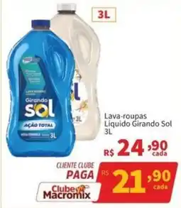 Macromix Atacado Lava-roupas Líquido Girando Sol oferta