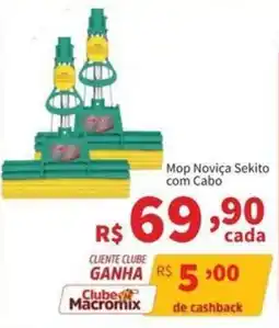 Macromix Atacado Mop Noviça Sekito com Cabo oferta