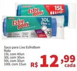 Macromix Atacado Saco para Lixo EsfreBom oferta