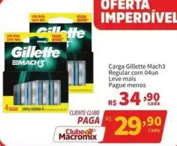 Macromix Atacado Carga gillette mach3 oferta