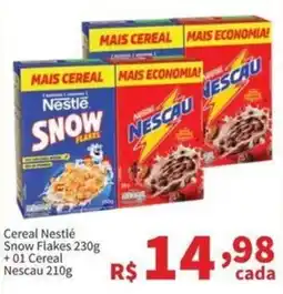Macromix Atacado Cereal Nestlé Snow Flakes + 01 Cereal Nescau oferta