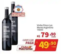Macromix Atacado Vinho Finca Las Moras Argentino oferta
