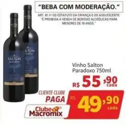 Macromix Atacado Vinho salton paradoxo oferta