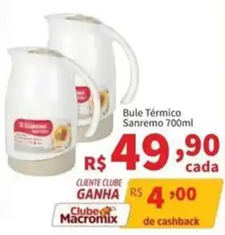 Macromix Atacado Bule Térmico Sanremo oferta
