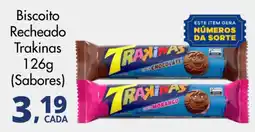 Delta Supermercados Biscoito Recheado Trakinhas oferta