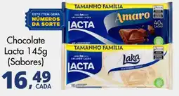 Delta Supermercados Chocolate lacta 145g (sabores) oferta