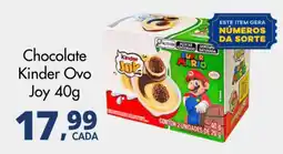 Delta Supermercados Chocolate Kinder Ovo Joy 40g oferta