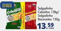 Delta Supermercados Salgadinho Cebolitos / Salgadinho Baconzitos oferta