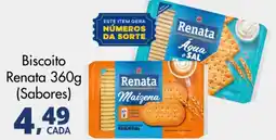 Delta Supermercados Biscoito renata 360g (sabores) oferta