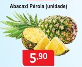 Calvo Atacadista Abacaxi Perola unidade oferta