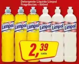 Rede Supermarket Detergente Líquido Limpol Fragrâncias oferta
