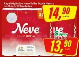 Rede Supermarket Papel Higiênico Neve Folha Dupla Neutro oferta