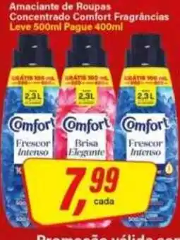 Rede Supermarket Amaciante de Roupas Concentrado Comfort Fragrâncias oferta