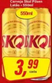 Rede Supermarket Cerveja skol pilsen oferta