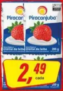 Rede Supermarket Creme de leite piracanjuba oferta