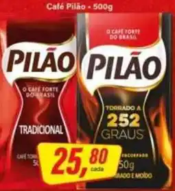 Rede Supermarket Café pilão oferta