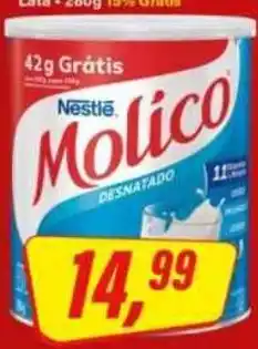 Rede Supermarket Molico desnatado oferta