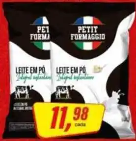 Leite em pó petit formaggio