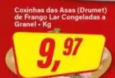 Rede Supermarket Coxinhas das asas drumet de frango lar congeladas a granel oferta