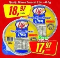Rede Supermarket Queijo Minas Frescal Life oferta