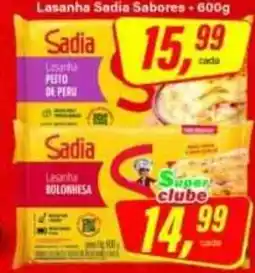 Rede Supermarket Lasanha Sadia Sabores oferta