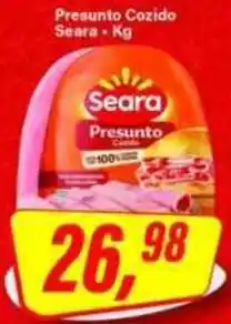 Rede Supermarket Presunto cozido seara oferta
