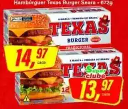 Rede Supermarket Texas burger oferta