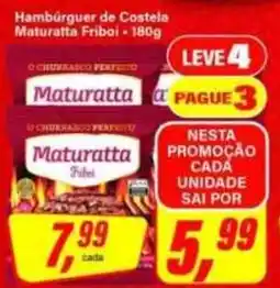 Rede Supermarket Hambúrguer de Costela Maturatta Fribai oferta