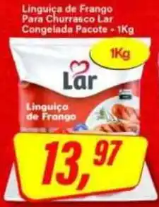 Rede Supermarket Linguiça de Frango oferta