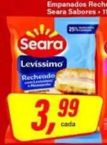Rede Supermarket Empanados Recheados Seara Sabores oferta