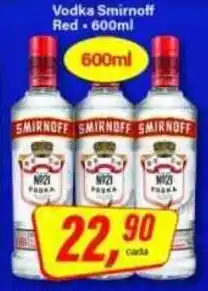 Rede Supermarket Vodka smirnoff red oferta