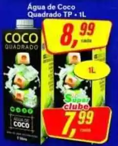 Rede Supermarket Água de Coco Quadrado oferta