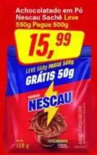 Rede Supermarket Achocolatado em Pó Nescau Sache Leve oferta